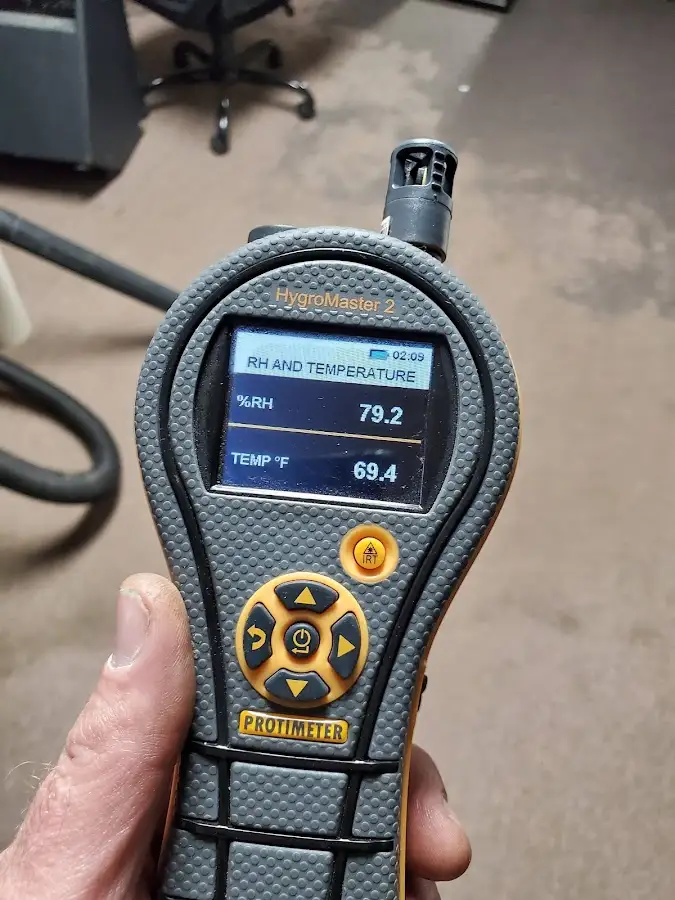 Moisture meter humidity assessment for Mold Remediation & Removal in New Whiteland
